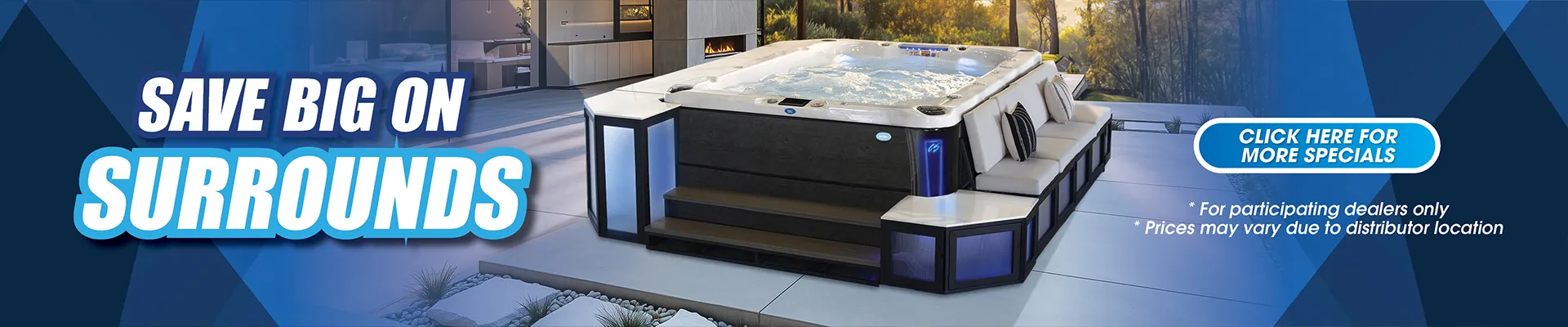 Calspas hot tub being used in a family setting - Lake Forest