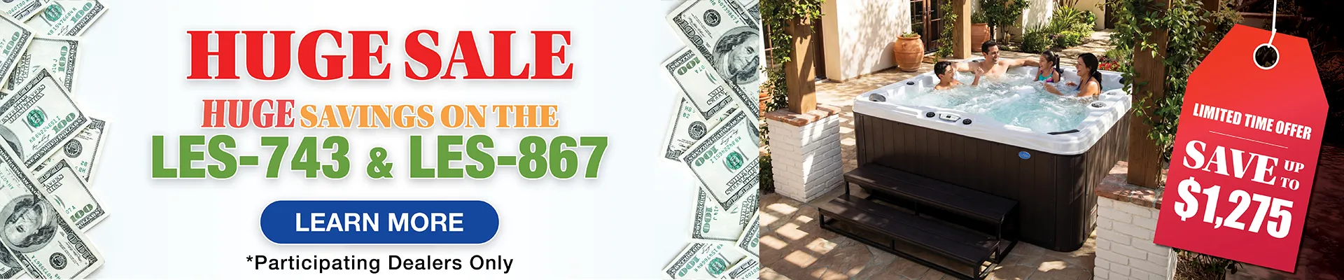 Calspas hot tub being used in a family setting - Lake Forest